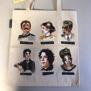 "Punk Authors" Graphic Canvas Bag